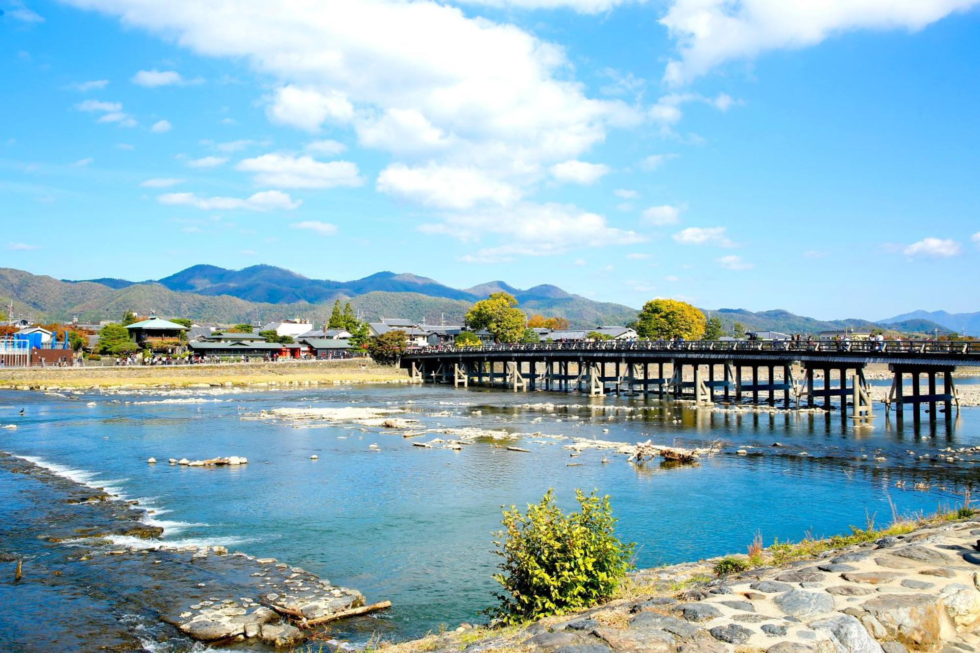 Kyoto Arashiyama Onsen Ryokan Togetsutei 외부 사진